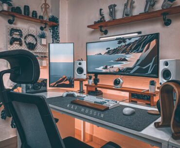 little additions with diy shelving and office chairs..