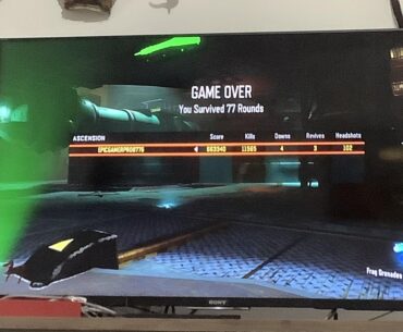I ran out of widows nades and got sandwiched while training :( Failed round 100 attempt