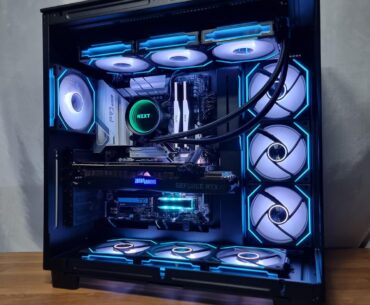 NZXT H9 Flow / hehehe looking super good ! Thank you supersystems_sg for the upgrade ! Never love my pc more