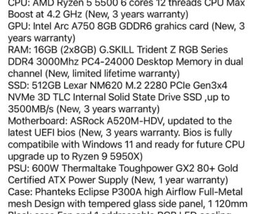 Before I buy is this fair for a newly built pc?