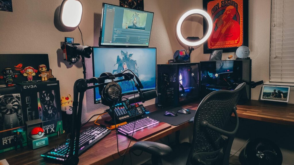 Dual PC Streaming battlestation