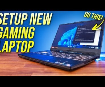 OPTIMIZING PERFORMANCE ON MY NEW GAMING LAPTOP