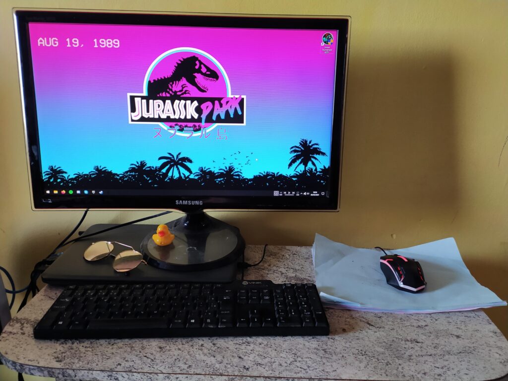 At least I got a cool wallpaper