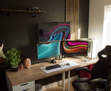 Black paint, some wood and a fake plant is all you need.
