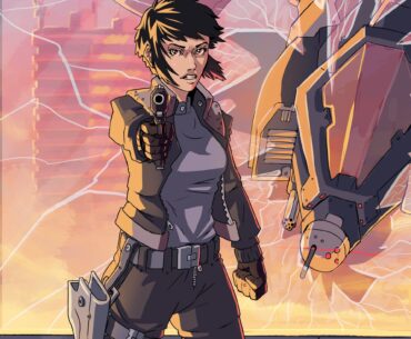 Ghost in the shell Majro Kusanagi sunset scene. by Kemal Lemes