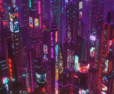 "Subdistrict #14" by me (procedurally generated in Blender)