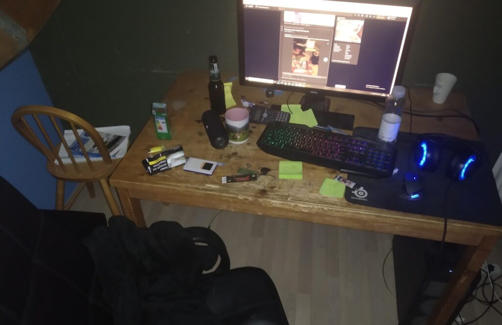 My desk has been through alot