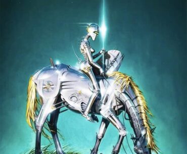 Chromed animal paintings by Hajime Sorayama