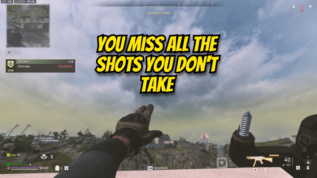 You miss all the shots you don't take.