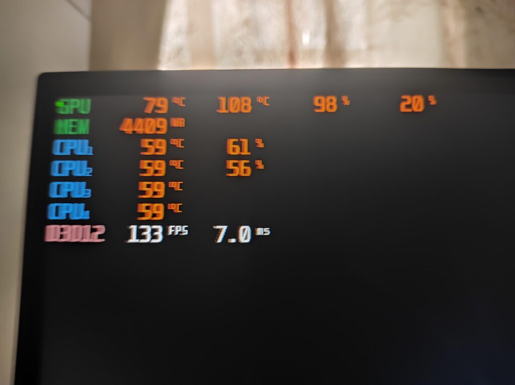 Query regarding GPU temperature