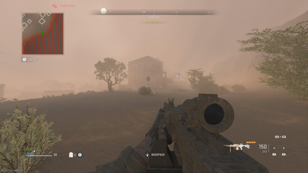 I know people hate giving developers credit but in terms of gameplay and visuals the sandstorm NE of Al Mazrah city is pretty fantastic. Credit where it’s due!