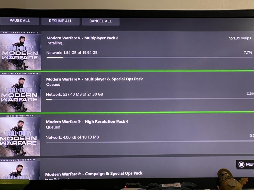 I forgot how seriously stupid this games install sizes are.