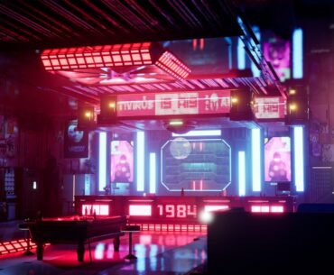 1984 - Cyberpunk-Style Bar - UE5 Environment Design by RVL