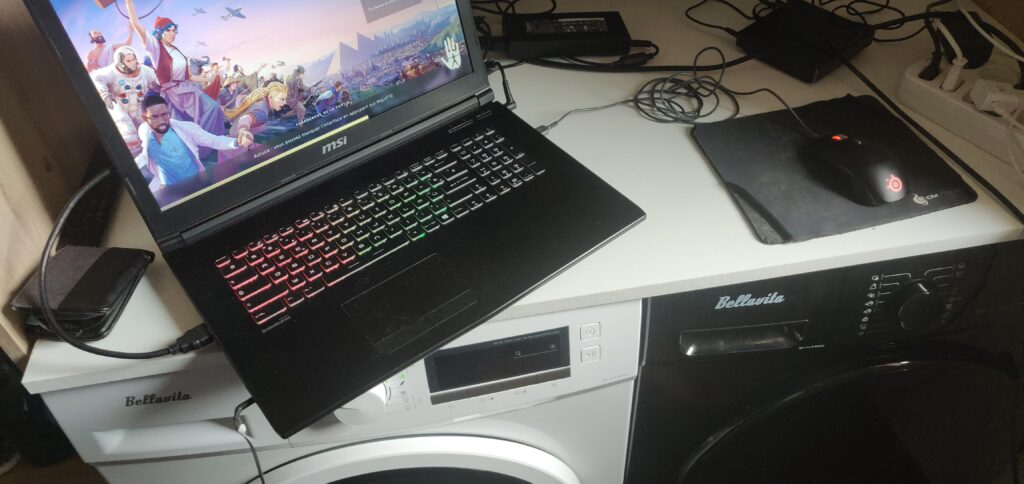 When your parents are divorced and you go "to the other side"