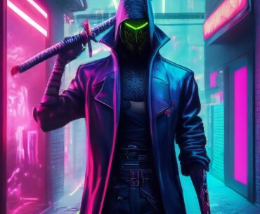 Some cyberpunk style drawings I made this week