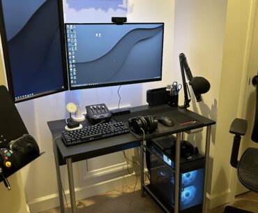 Making the most out of my small desk. Any suggestions?