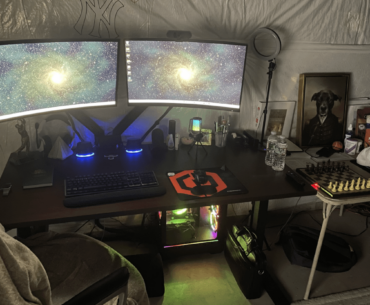 Relegated to the unfinished basement, did the best I could!