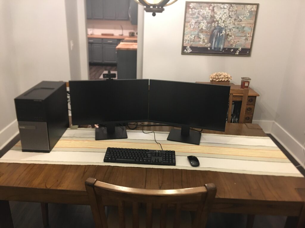 Mother’s Day present for my Mom’s WFH setup