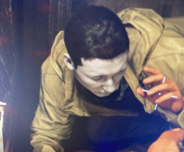 Was his face always this white? Stair guy in beginning of old comrades