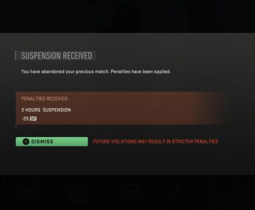getting sick of being penalized for Activision’s terrible servers, and game crashes.