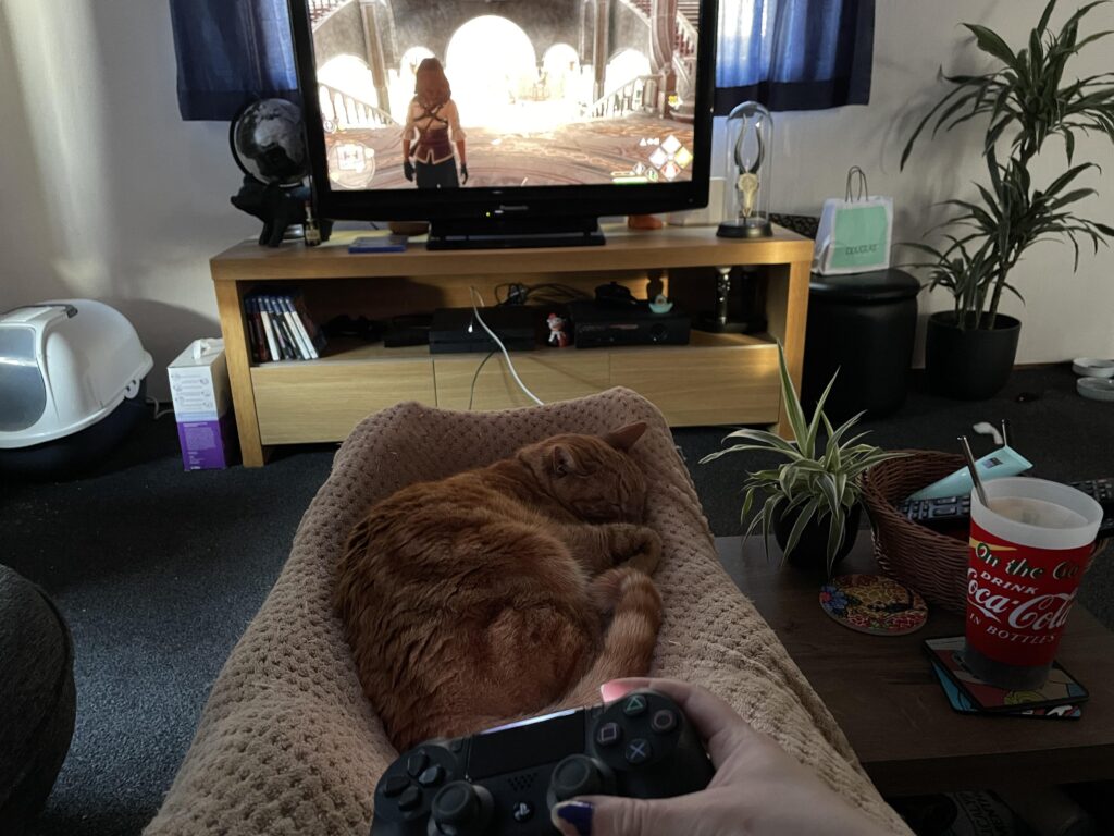 Not a pc battle station but still a cozy one