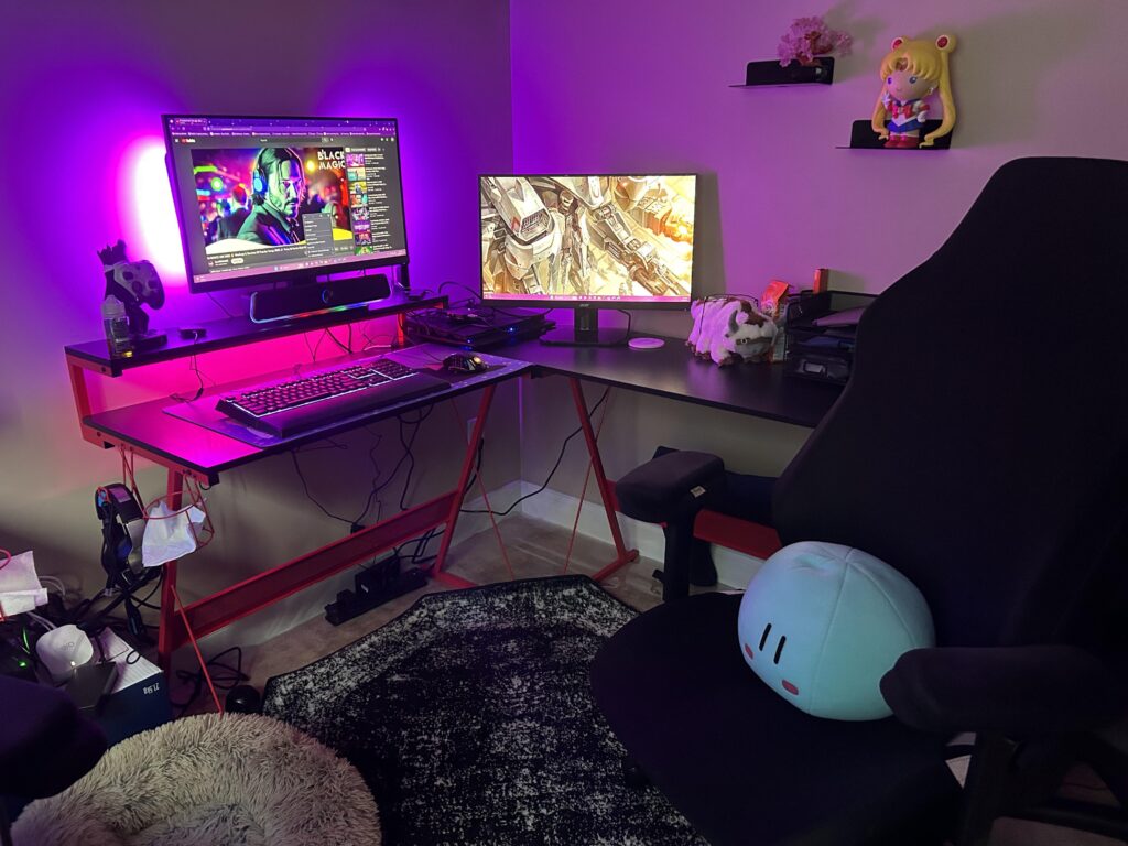 Finally got the chance to set up my “battle station”, been on the kitchen table for 2 years 😂