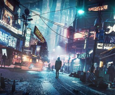 Unreal Game Engine- Cyberpunk City by Erica Grenci