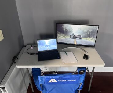 Work from home setup. Y’all can’t touch this.