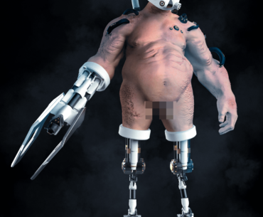 Cyberpunk Ogre (OC - 3D)