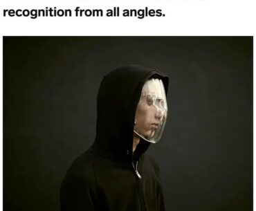 This new anti facial recognition outfit.