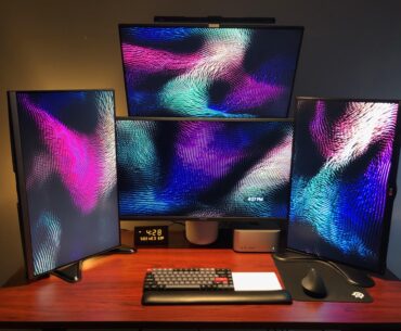 Standing Desk Mac Studio Setup