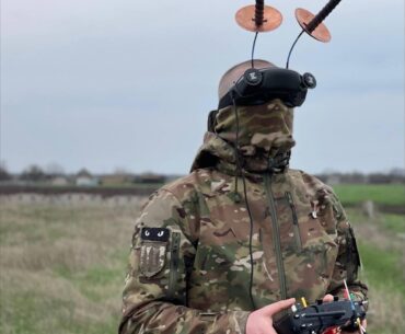 One step closer to the "Riggers" of Shadowrun. Drone operator in Ukraine.
