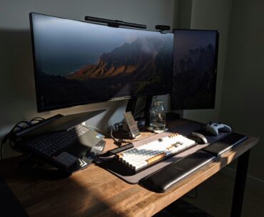 38" Work + Play + Chill setup