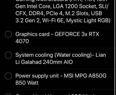 I’m building my first gaming pc and these are my components. Would all of these work together in the pc because i know some stuff doesn’t fit together