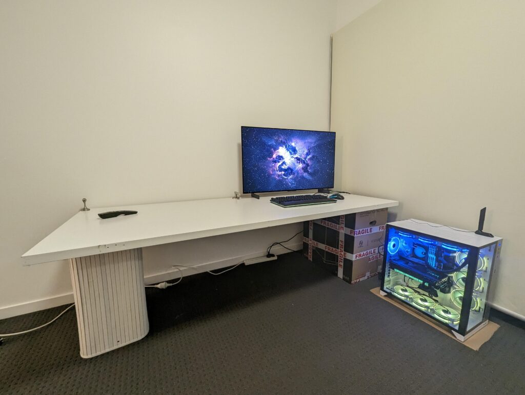 Anyone using a door as a desk?
