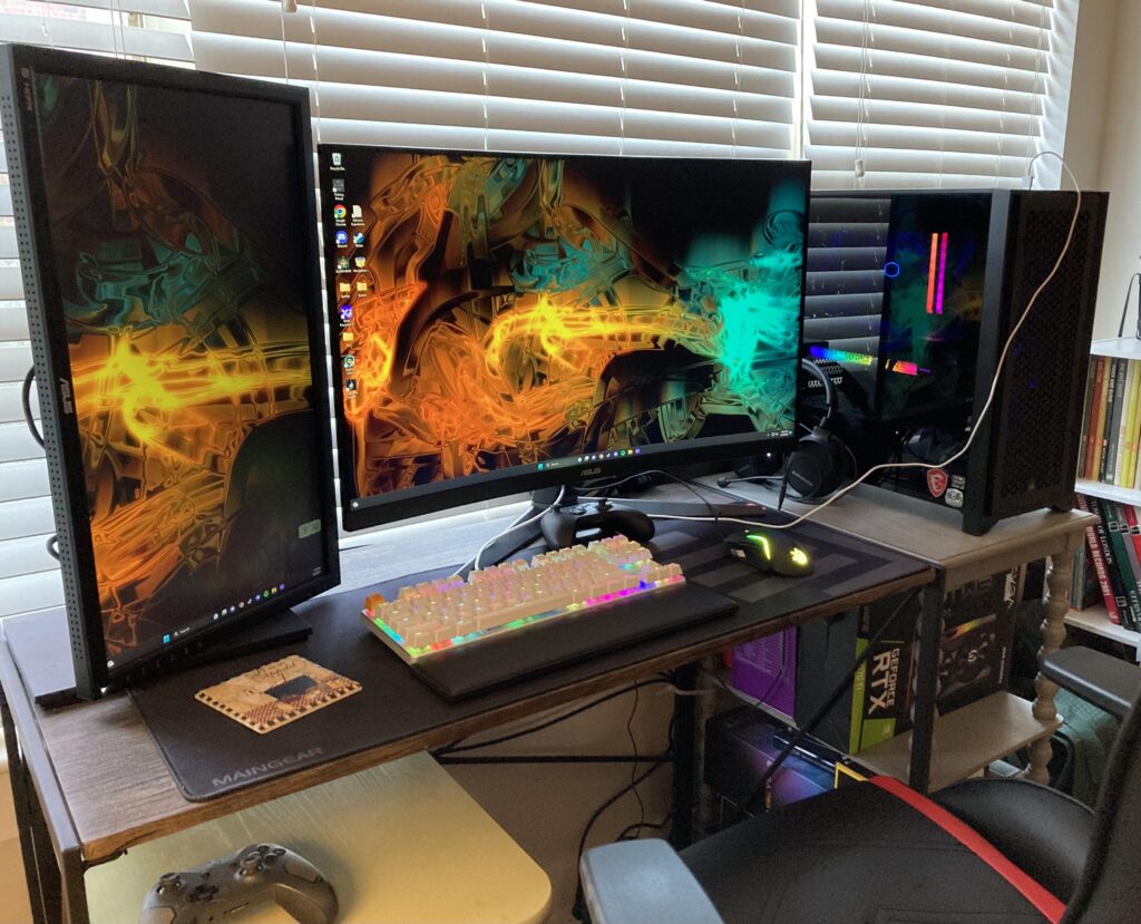 Cleaned and dusted my setup