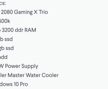 Pc worth