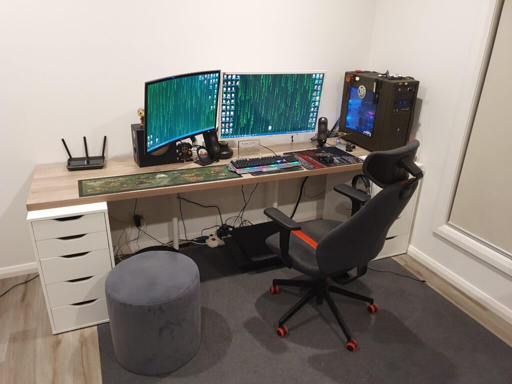 Just baught my first home and now i can get the setup I've been wanting.