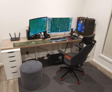 Just baught my first home and now i can get the setup I've been wanting.