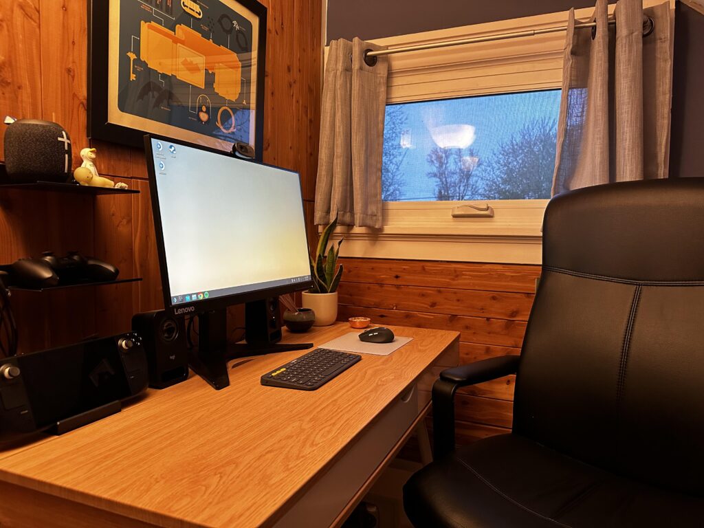 My cozy Steam Deck battle station