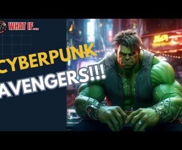 [OC] The Cyberpunk Avengers: The Avengers in a Dystopian Future #theavengers ...