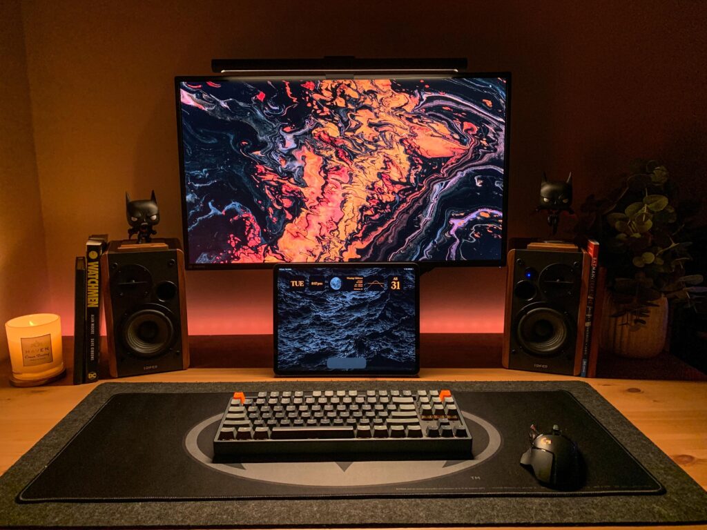 year and half old setup