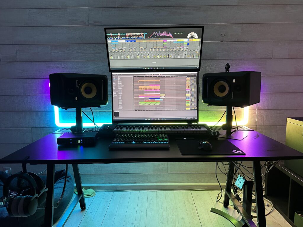Music production and gaming battlestation