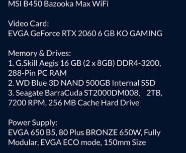 Are these decent specs for an affordable gaming pc?