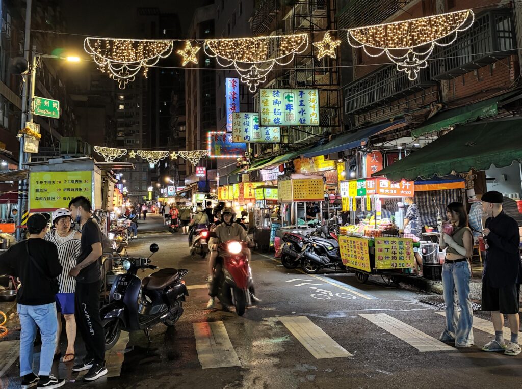 Guangzhou Street Night Market, Wanhua District, Taipei