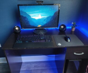 Anything small for my setup that would make it better? I know I need a new desk and monitor, but is there anything that is small, and hopefully cheap that I can add to spice it up?