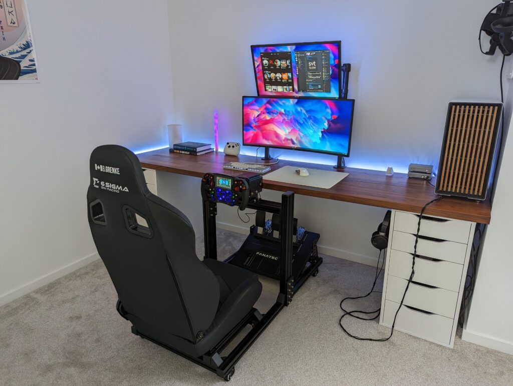My Work/Race from home setup.