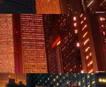 Recreating iconic AKIRA city shots in 3D [OC]