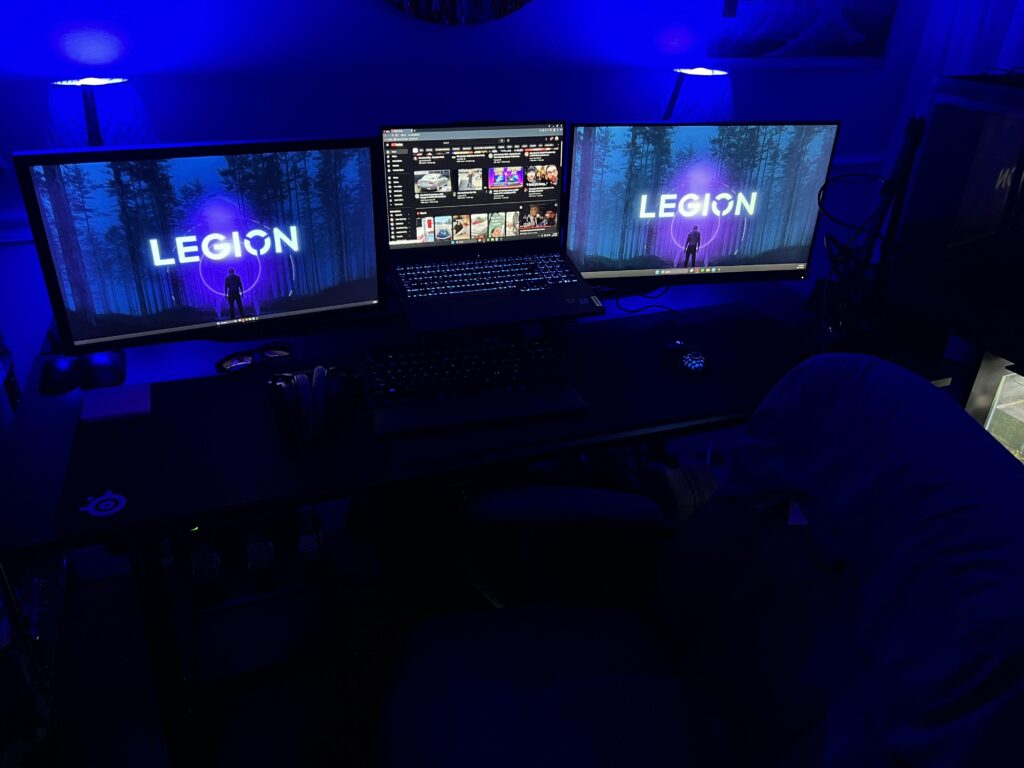 Swapped to laptop for more portability, but it worked out to also clean up my setup!