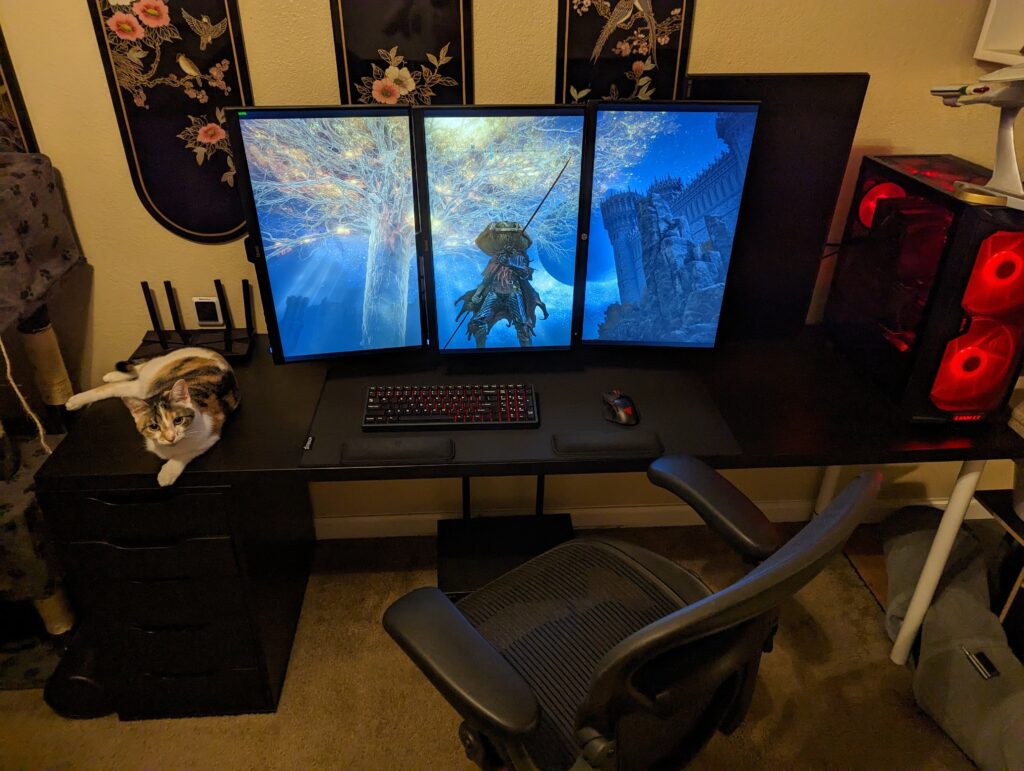 This one goes out to the individual who criticized my use of a vertical monitor